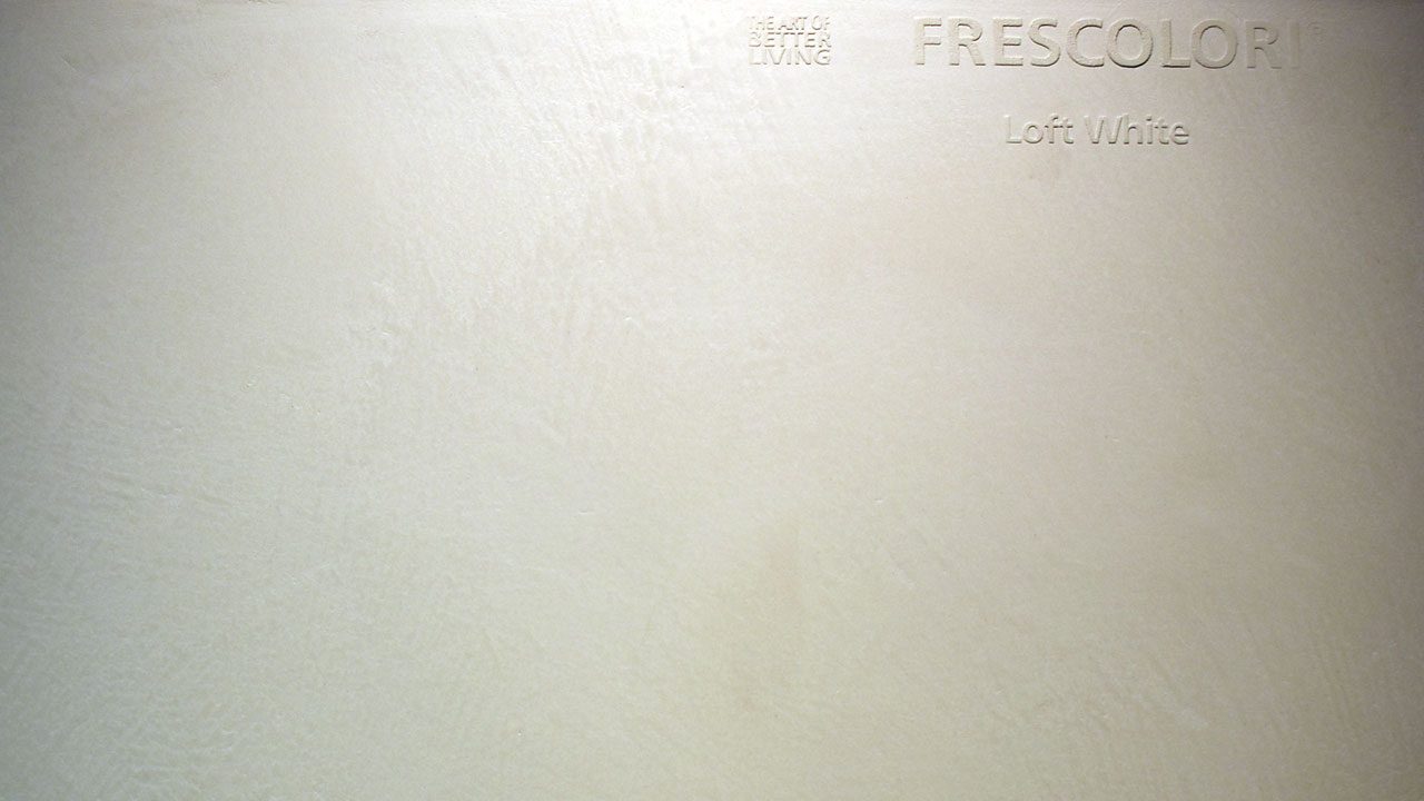Spachteltechnik Frescolori Loft White