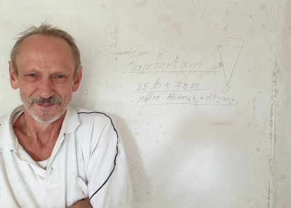 Tapeziert 1988 von Maler Schortens