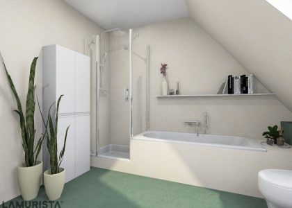 Fugenloses Badezimmer