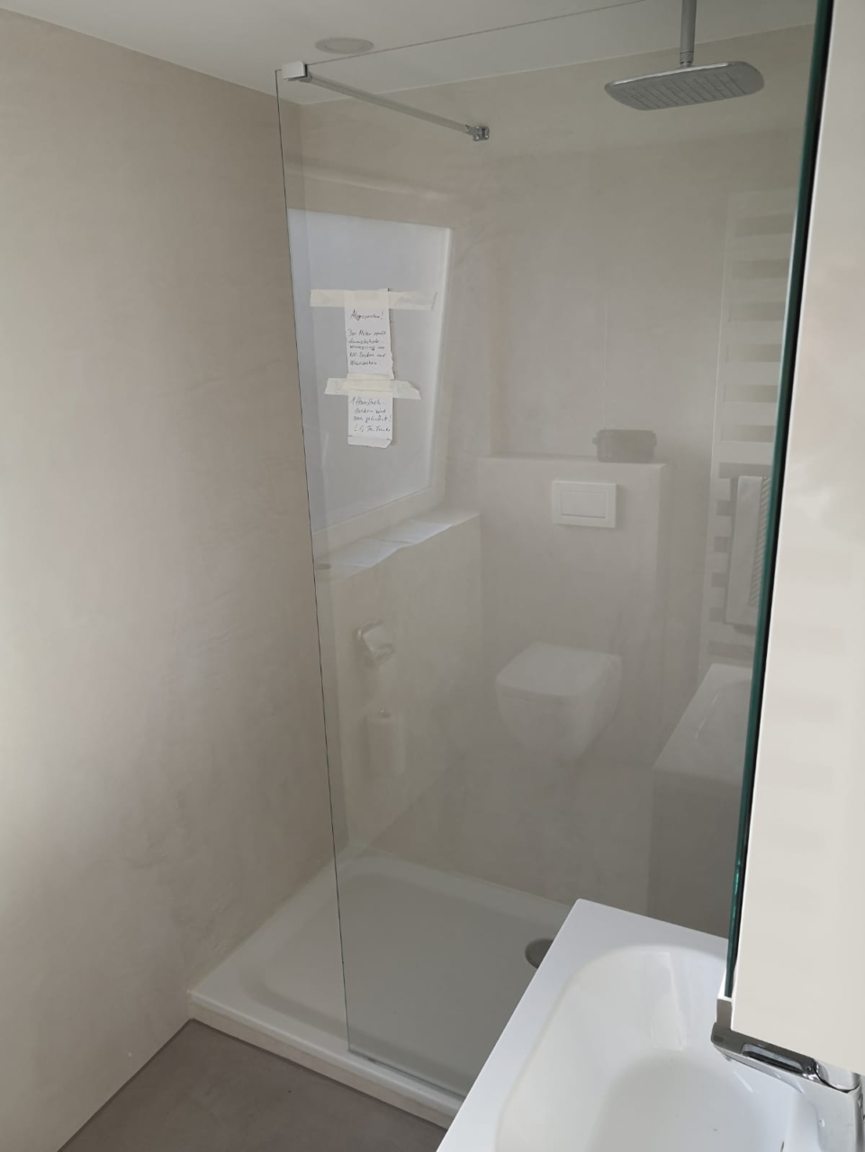 Bad Planung - Fugenlose Dusche