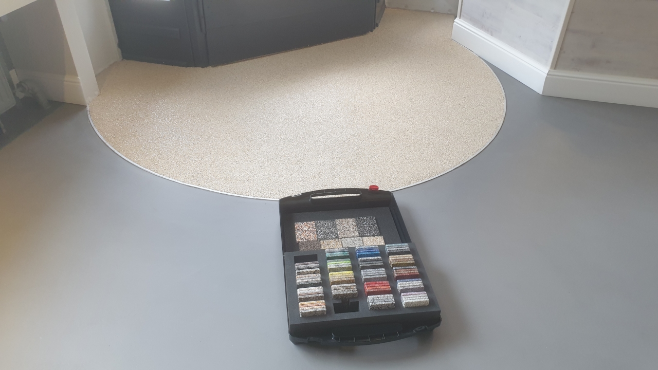 Steinteppich für Innen und Außen