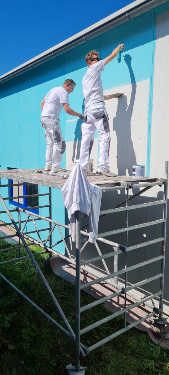 Außenfassade streichen