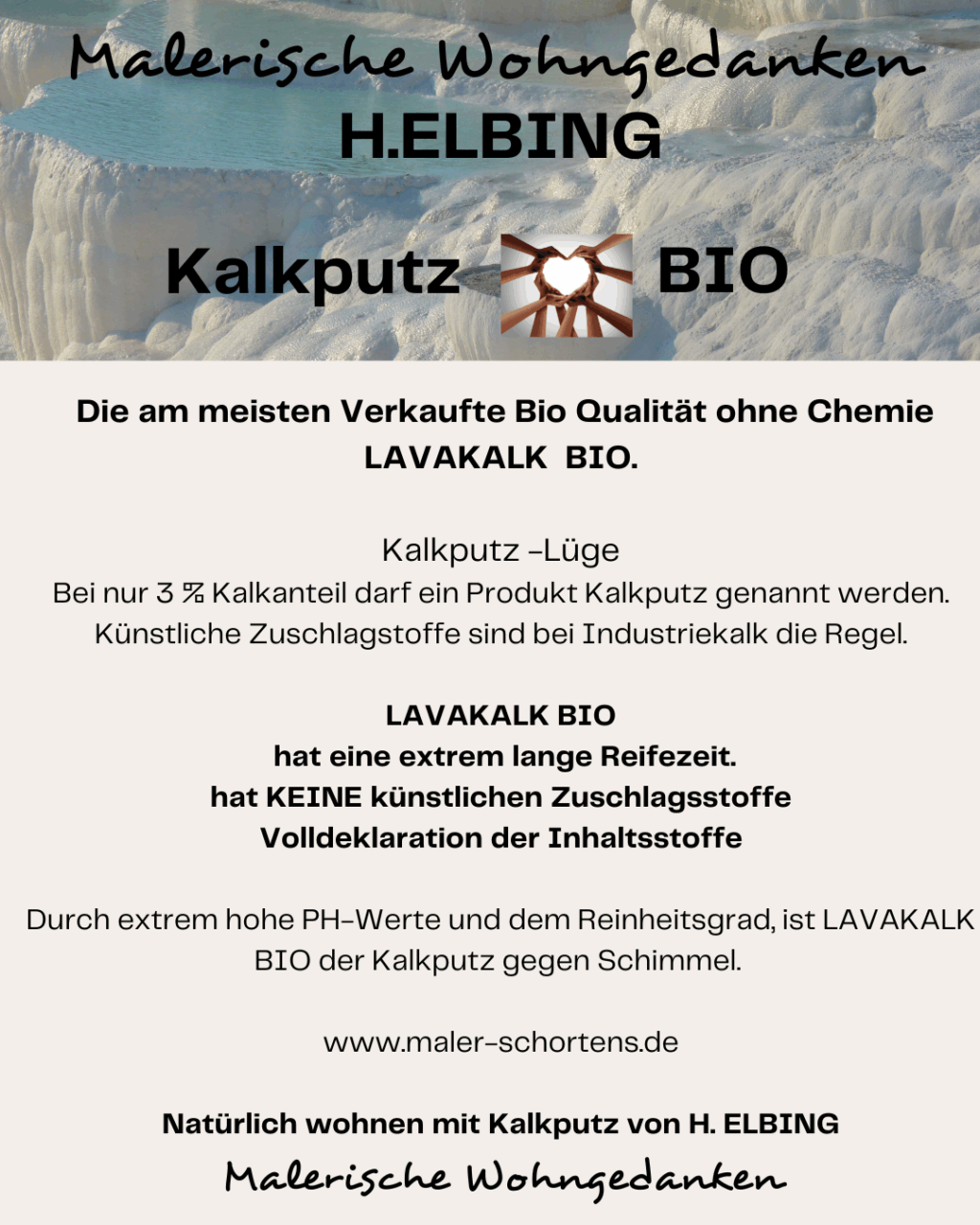 Flyer Lavakalkputz