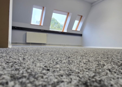 Büromodernisierung mit Filz Teppichboden