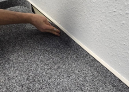 Büromodernisierung mit Filz Teppichboden