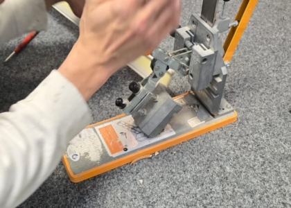 Büromodernisierung mit Filz Teppichboden