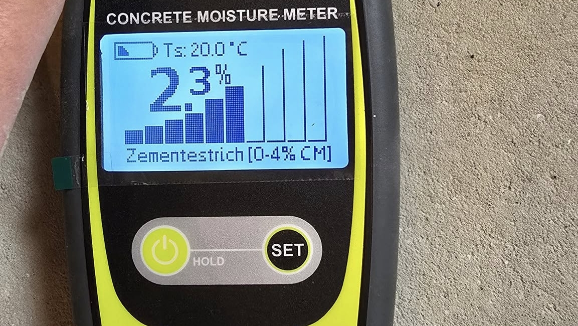 WOLFF VI D4 Concrete Moisture Meter