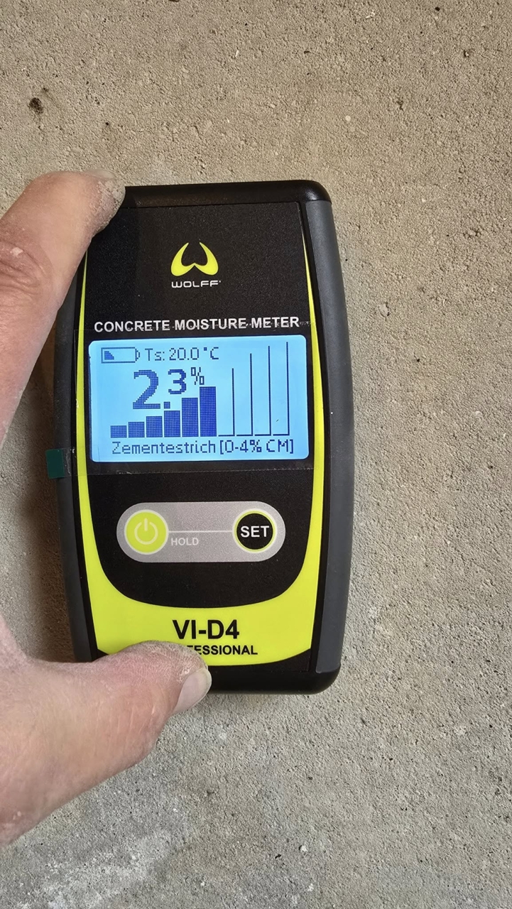 WOLFF VI D4 Concrete Moisture Meter
