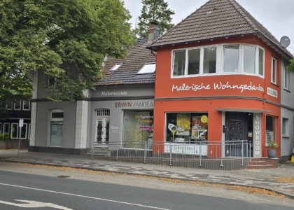 Firmengebäude Malerbetrieb Erwin Janssen in Schortens