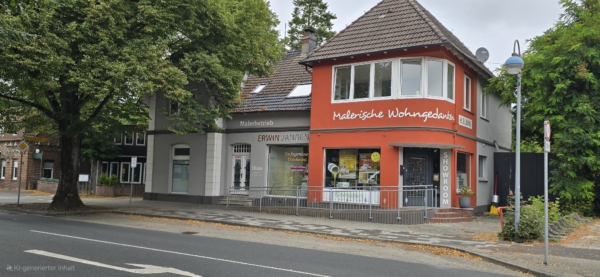 Firmengebäude Malerbetrieb Erwin Janssen in Schortens