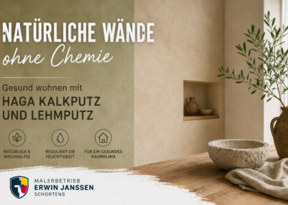 Natürliche Wände, wohnen ohne Chemie