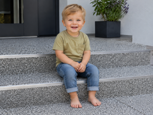 Steinteppich Treppe