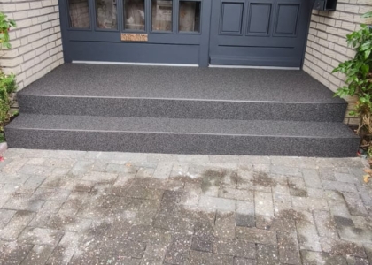 Steinteppich Treppe