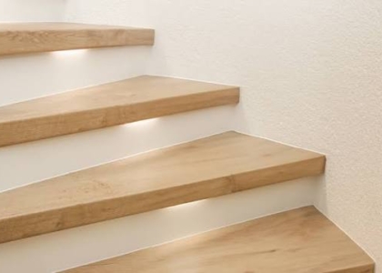 Treppe mit LED Beleuchtung