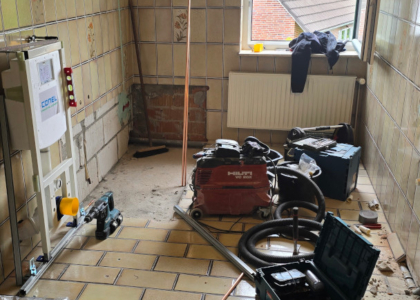Fugenloses Bad in Wittmund Badsanierung 1